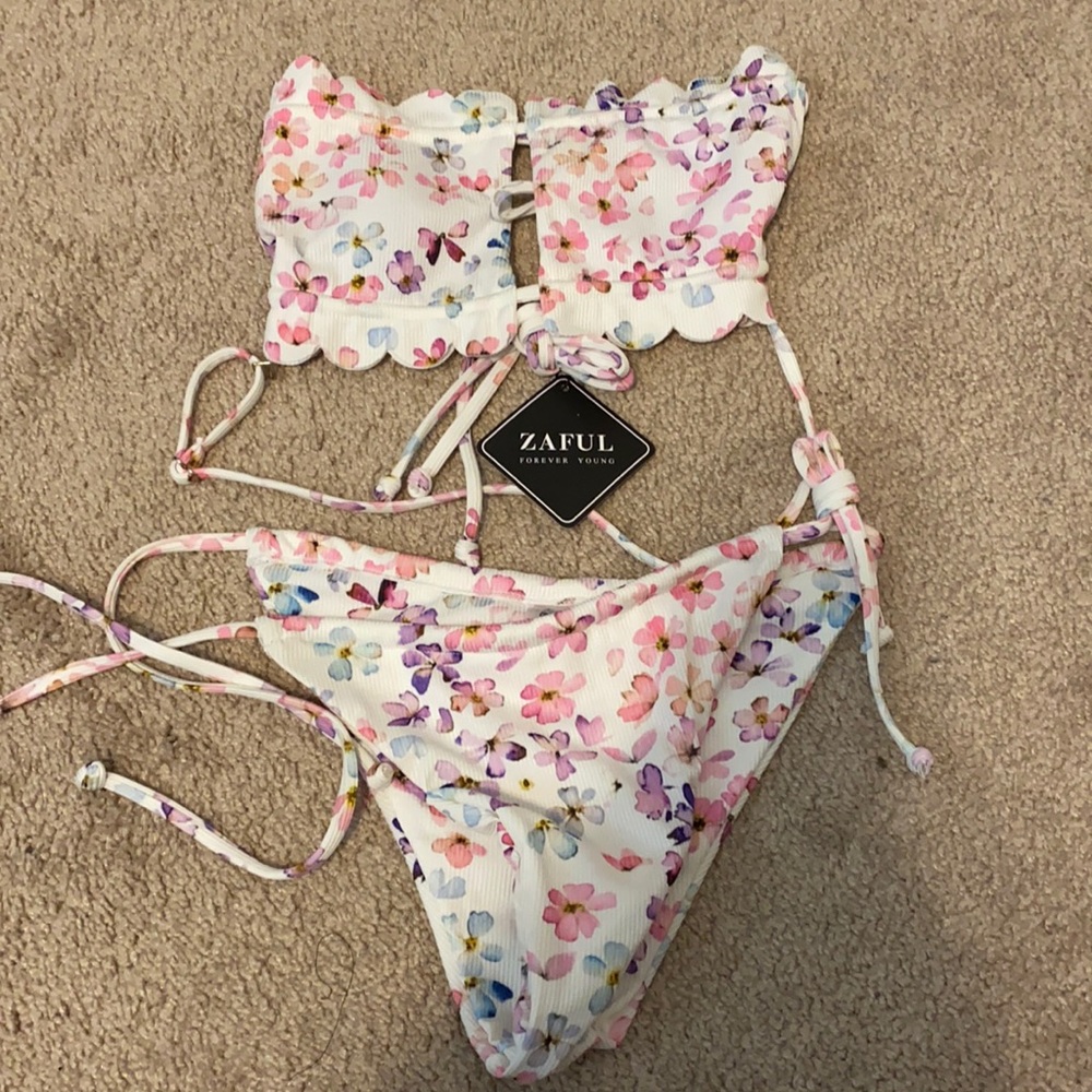 Zaful floral bikini